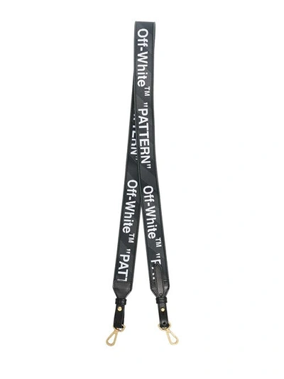 Shop Off-white Diagonal Logo Bag Strap