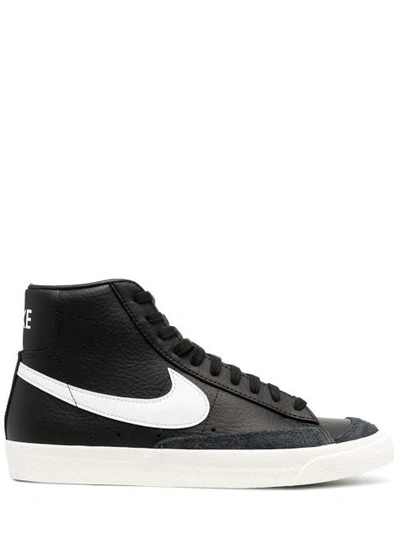 Shop Nike Black Vintage '77 Blazer Mid Sneakers