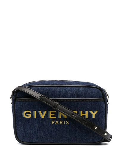 Shop Givenchy Blue  Bond Camera Bag In Denim