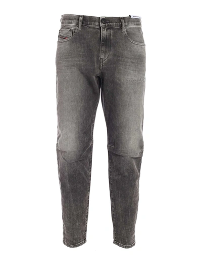 Shop Diesel D-strukt Jeans In Grey In Black