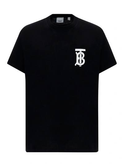 Shop Burberry Emerson T-shirt In Black