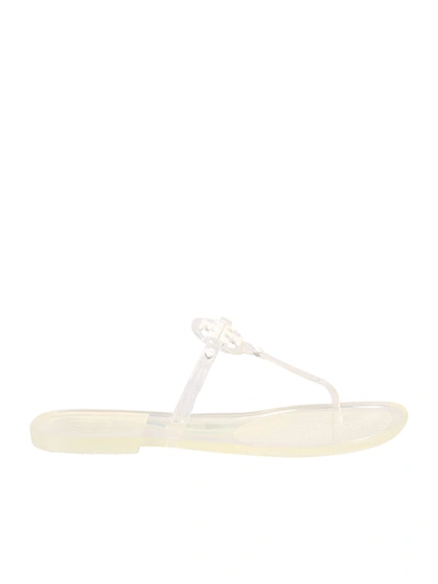 Shop Tory Burch Miller Sandals In White