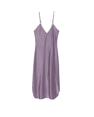 Shop Nili Lotan Short Cami Dress In Lilac