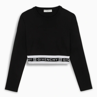 Shop Givenchy Black 4g Crop-top