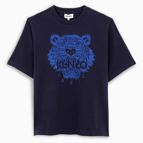 black and blue kenzo t shirt