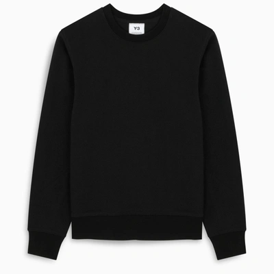 Shop Y-3 Black Logo Print Sweatshirt