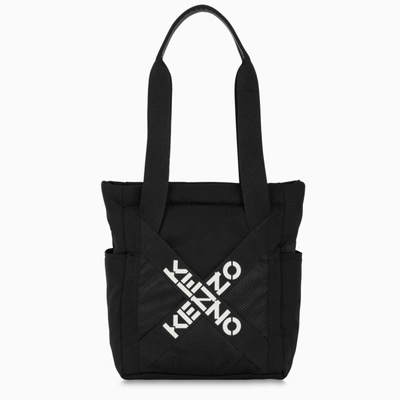 Shop Kenzo Black Big X Tote Bag