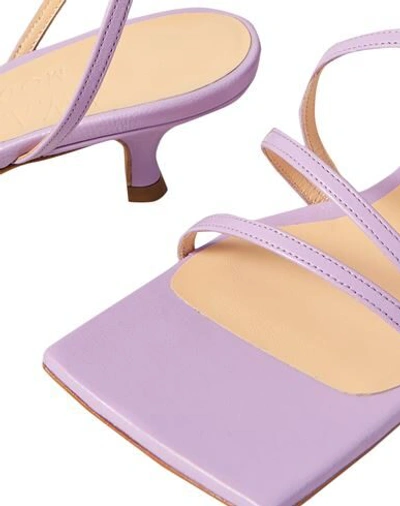 Shop A.w.a.k.e. Sandals In Lilac