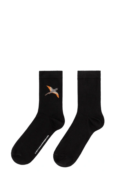 Shop Axel Arigato Single Tori Bird Socks In Nero