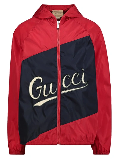 Shop Gucci Kids Jacket For Boys In Red