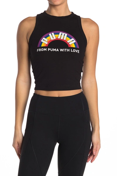 Shop Puma Pride Tank In Black