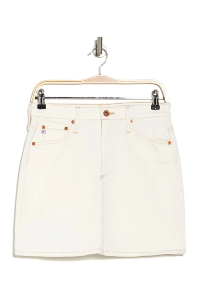Shop Ag Vera Mini Skirt In 1 Year Bare White