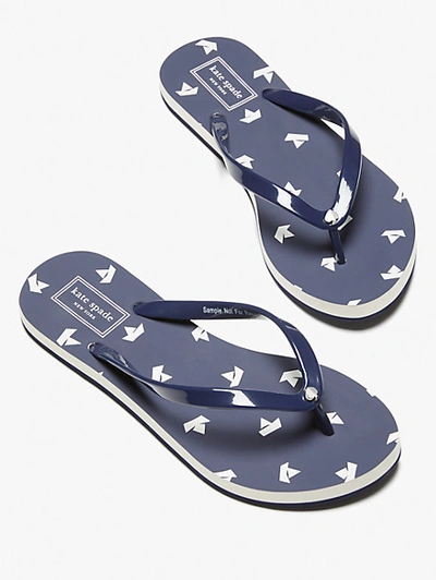 Shop Kate Spade Fiji Flip Flops In Paper Boats