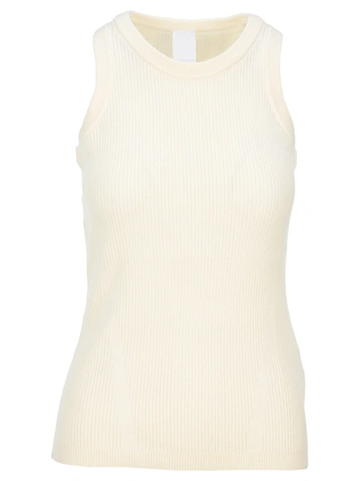 Shop Victoria Beckham Reebok X  Ribbed Knit Tank Top In White