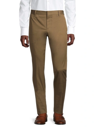 Shop Pt01 Slim Trousers In Khaki