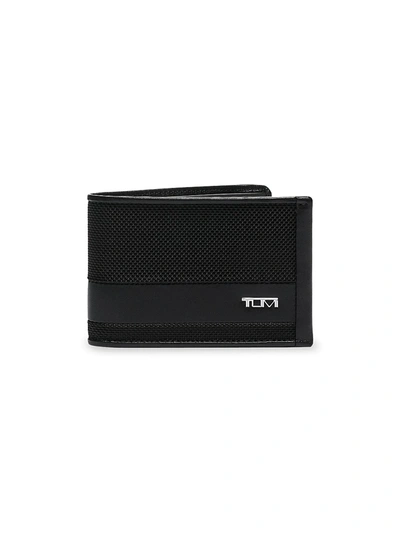 Shop Tumi Men's Alpha Slg Slim Single Bi-fold Wallet In Black
