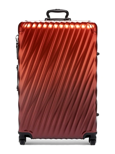 Shop Tumi 19 Degree Aluminum Extended Trip Packing Suitcase In Russet Ombre