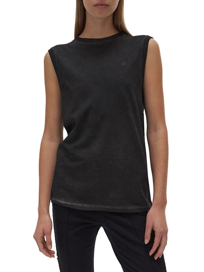 Shop Helmut Lang Garmen Muscle T-shirt In Charcoal