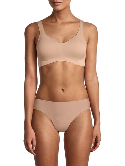 Commando Butter Soft-support Bralette Bss501 In Beige