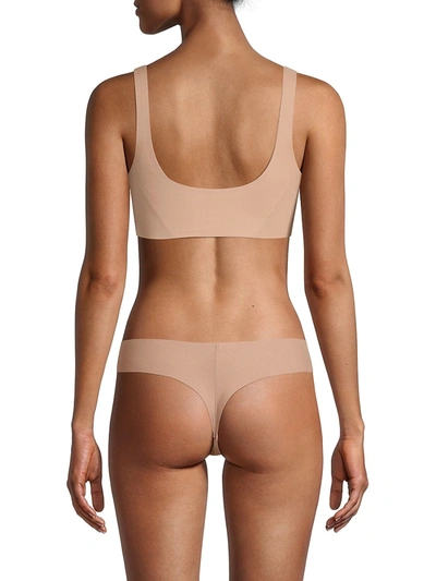 Commando Butter Soft-support Bralette Bss501 In Beige