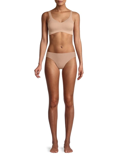 Commando Butter Soft-support Bralette Bss501 In Beige