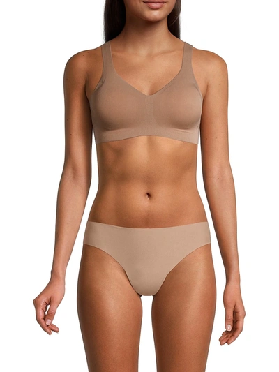 Commando Butter Soft-support Bralette Bss501 In Beige