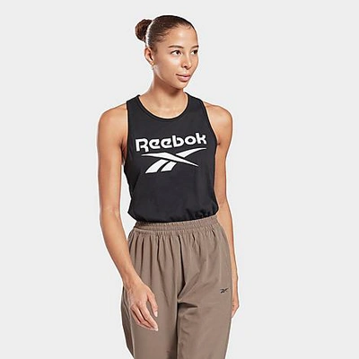 Shop Reebok Women's Identity Tank Top In Black