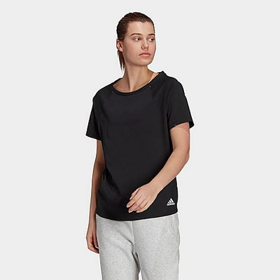 Shop Adidas Originals Adidas Women's Loose Fit Primeblue T-shirt In Black