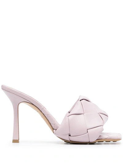 Shop Bottega Veneta Bv Lido Leather Sandals In Pink