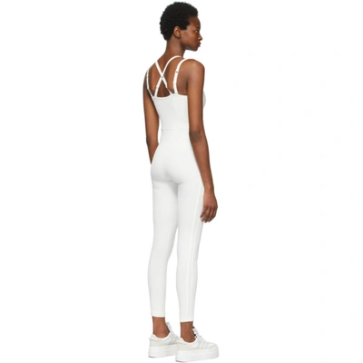 ADIDAS X IVY PARK 白色 CIRCULAR CATSUIT 针织连身裤