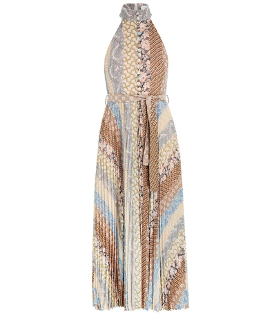 Shop Zimmermann Sunray Picnic Dress In Tiled Stripe In Multi