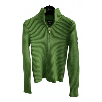 Pre-owned Belstaff Wool Sweatshirt In Green
