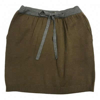 Pre-owned Hoss Intropia Brown Wool Skirt