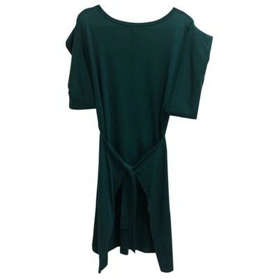 Pre-owned Hoss Intropia Green Wool Dress