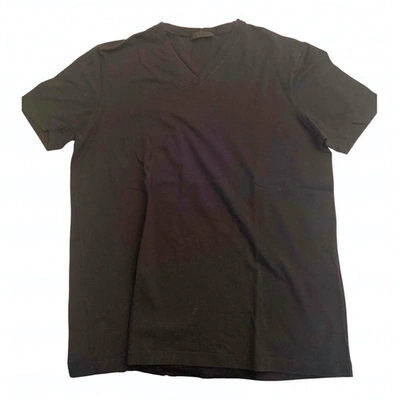 Pre-owned Prada Black Cotton T-shirt