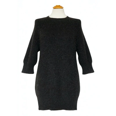 Pre-owned Leetha Wool Jumper In Anthracite
