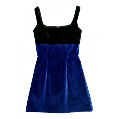 Pre-owned Christopher Kane Multicolour Velvet Dress