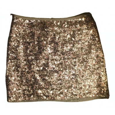 Pre-owned Zadig & Voltaire Silk Mini Skirt In Pink