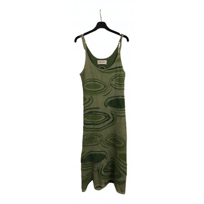 Pre-owned House Of Sunny Green Wool Dress