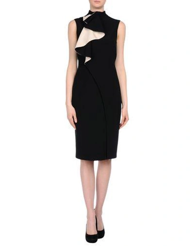 Shop Blumarine Knee-length Dress In Black