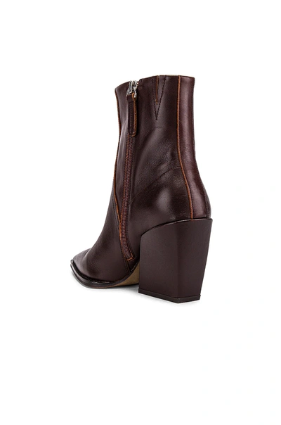 Shop Alias Mae Knight Bootie In Chocolate