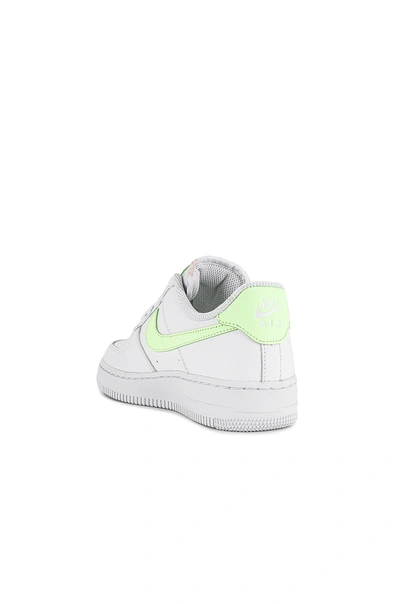 Nike Air Force 1 Low "white/barely Volt" Sneakers In White & Barely Volt