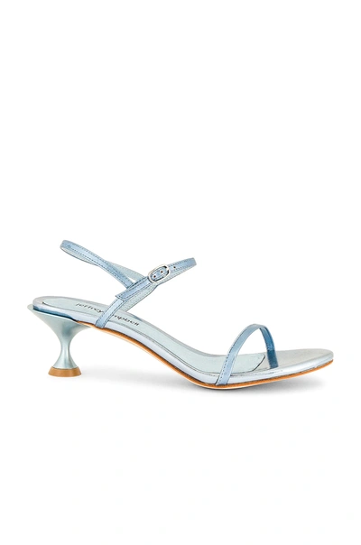 Shop Jeffrey Campbell Twilight Sandal In Blue Luster