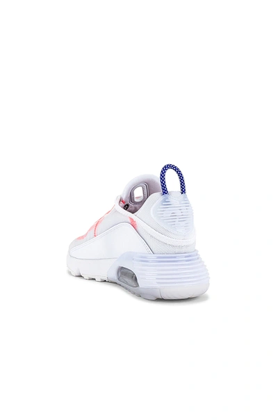 Shop Nike Air Max 2090 Sneaker In White  Racer Blue Flash & Crimson