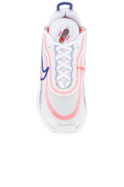 Shop Nike Air Max 2090 Sneaker In White  Racer Blue Flash & Crimson