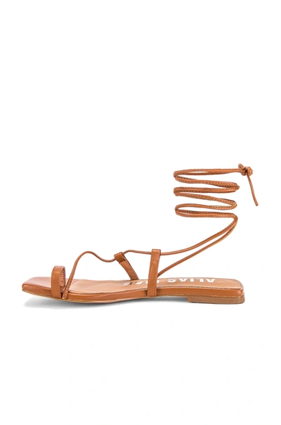 Shop Alias Mae Anika Sandal In Tan Leather