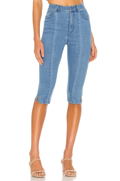 Shop Lovers & Friends Raven Capri In Denim