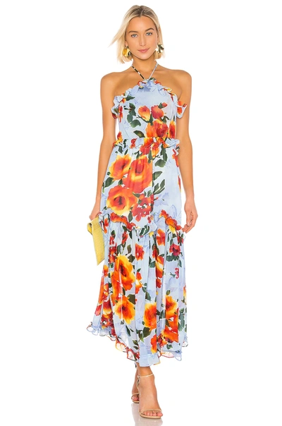 Shop Misa X Revolve Dallin Dress In Tie Dye Floral