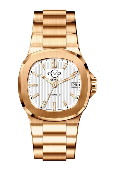 Shop Gevril Gv2 Potente Rose Gold Stainless Steel Watch, 39mm
