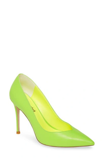 Shop Jeffrey Campbell Lure Pump In Green Neon